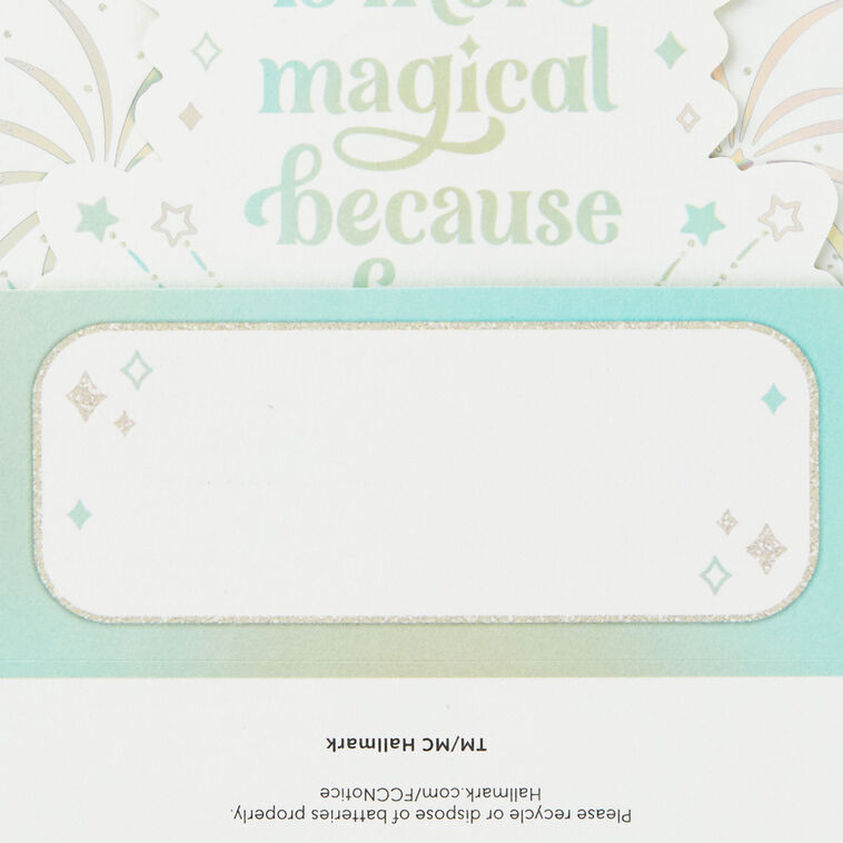 Disney 100 Years of Wonder You're Magical Musical 3D Pop-Up Card With Light, , large image number 5