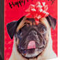 13" Pug and Happy Valentine's Day 2-Pack Large Gift Bags With Tissue Paper, , large image number 4