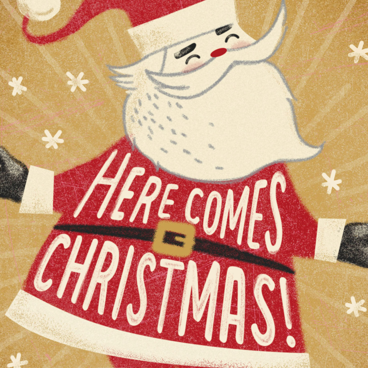 Here Comes Happiness Santa Musical Christmas Card for only USD 5.59 | Hallmark