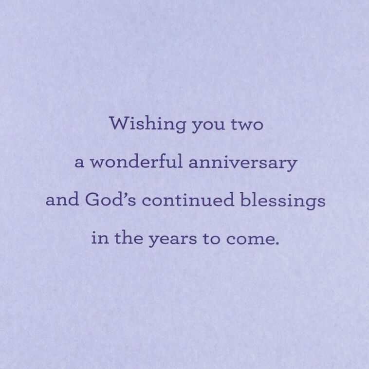 Campfire in Wooded Lake at Night Religious Anniversary Card  image number 2