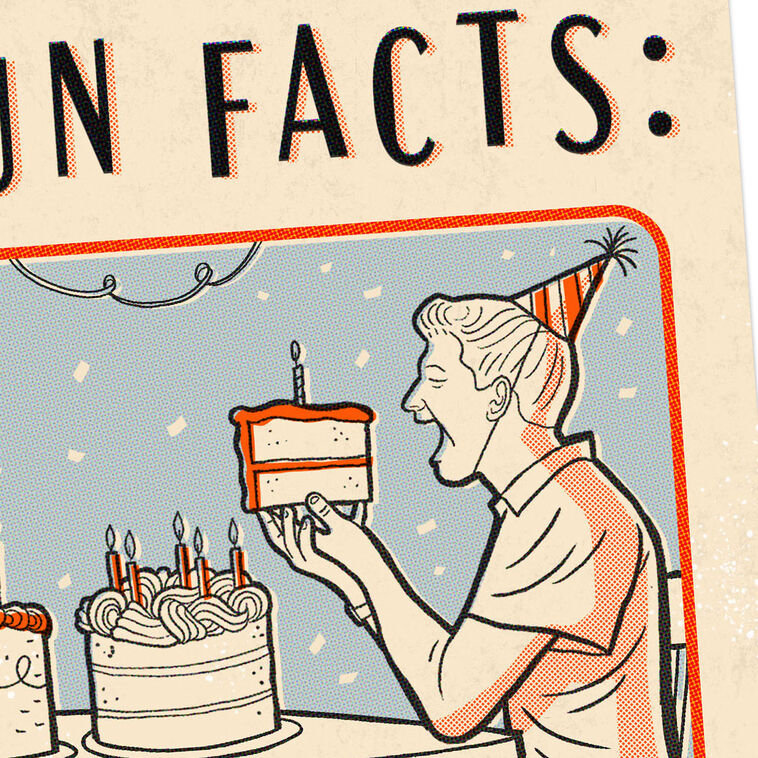 Fun Facts Funny Leap Day Birthday Card, , large image number 9