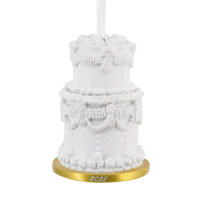 Tiered Wedding Cake 2025 Hallmark Ornament