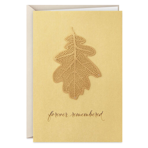 Forever Remembered and Loved Sympathy Card, 