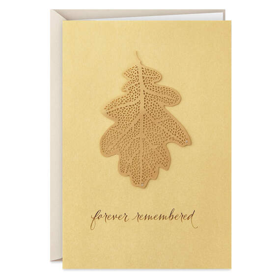 Forever Remembered and Loved Sympathy Card