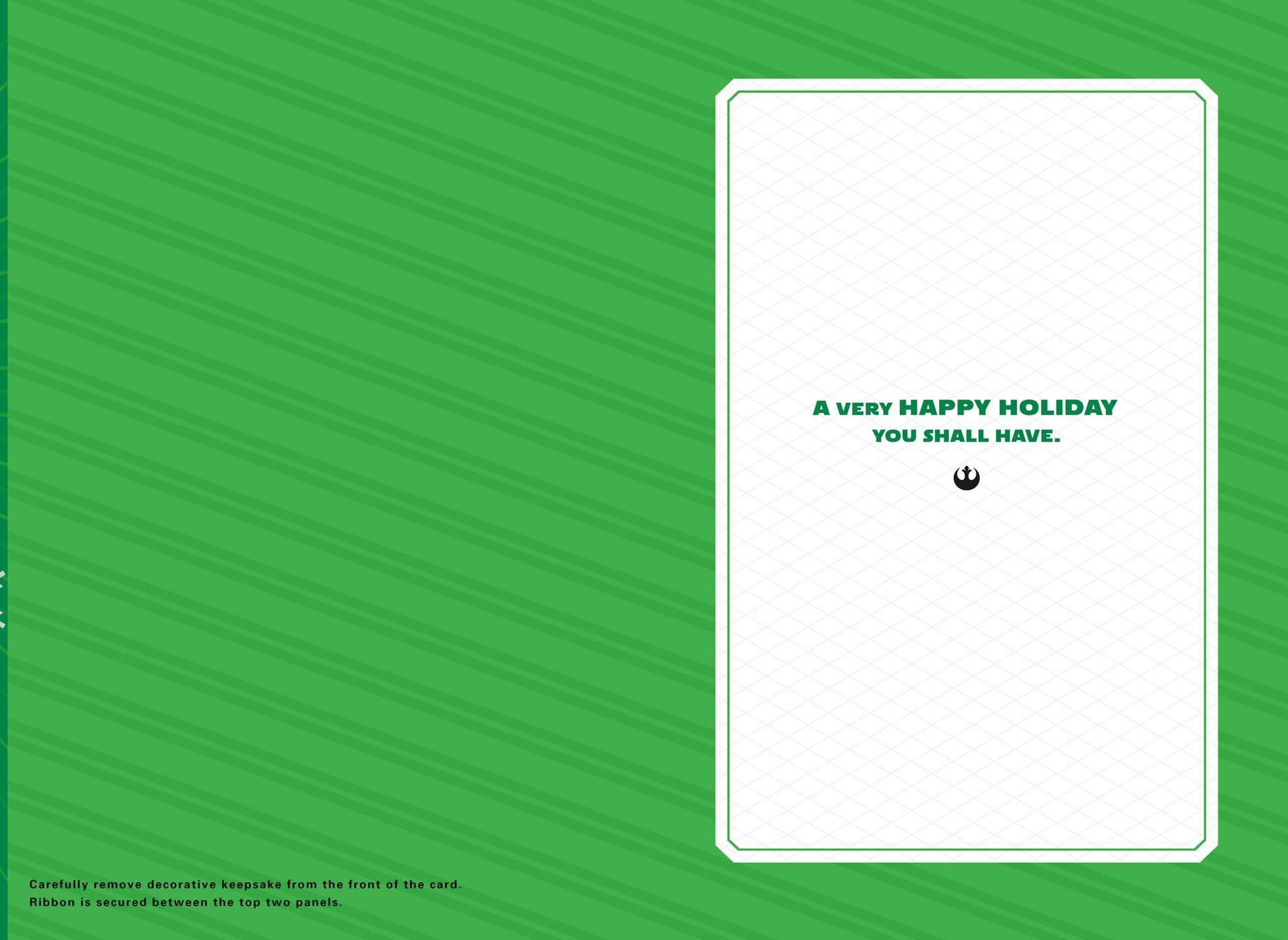 Star Wars™ Yoda™ Christmas Card With Ornament