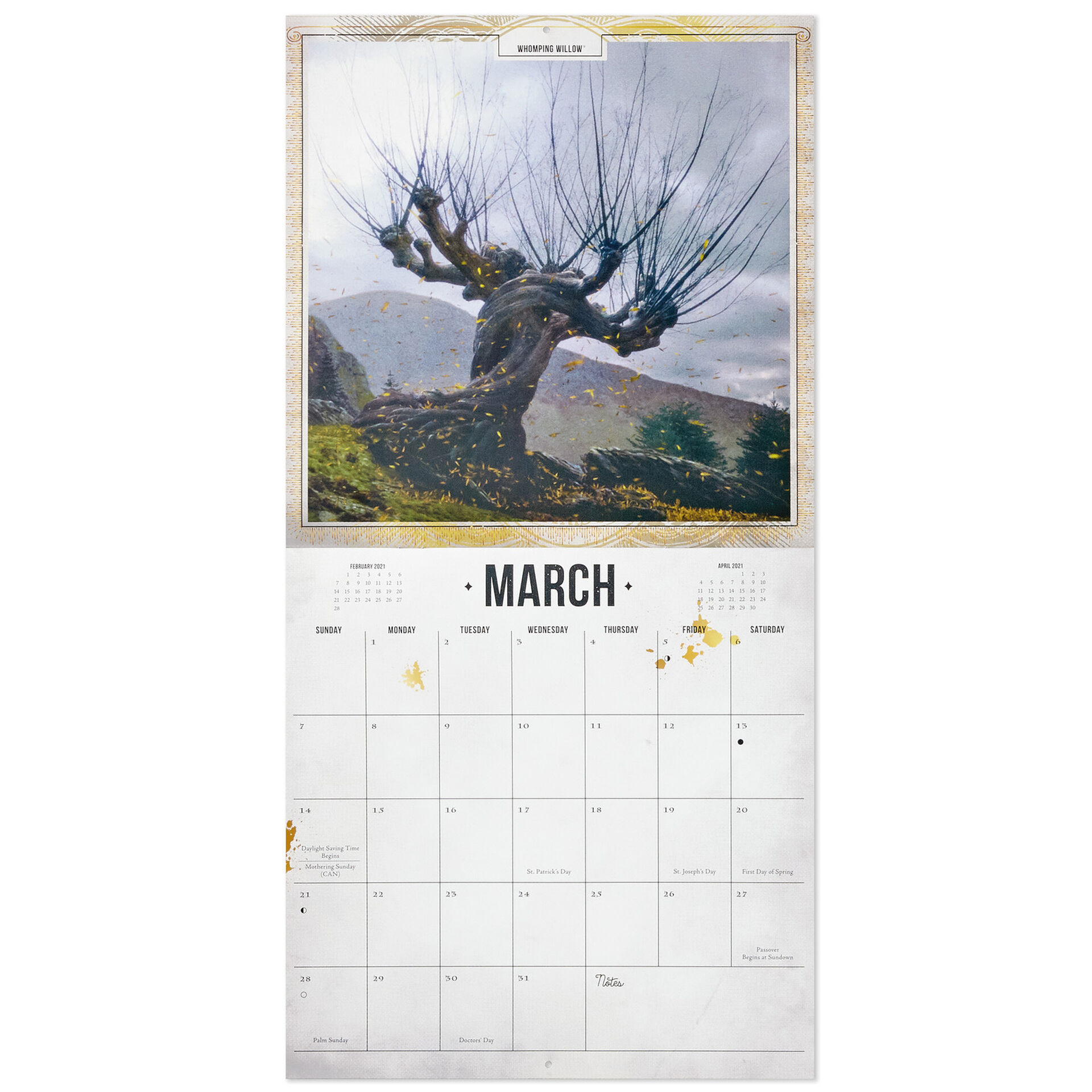 Harry Potter Travel Through The Wizarding World 2021 Wall Calendar 12 Month Calendars Planners Hallmark