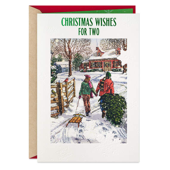 Christmas Wishes for Two Christmas Card for Both