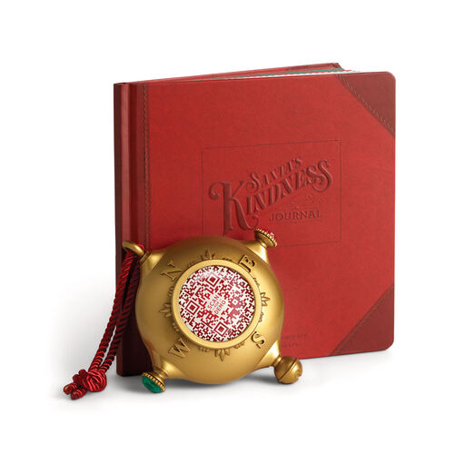 Demdaco Santa's Kindness Ornament and Journal, Set of 2, 