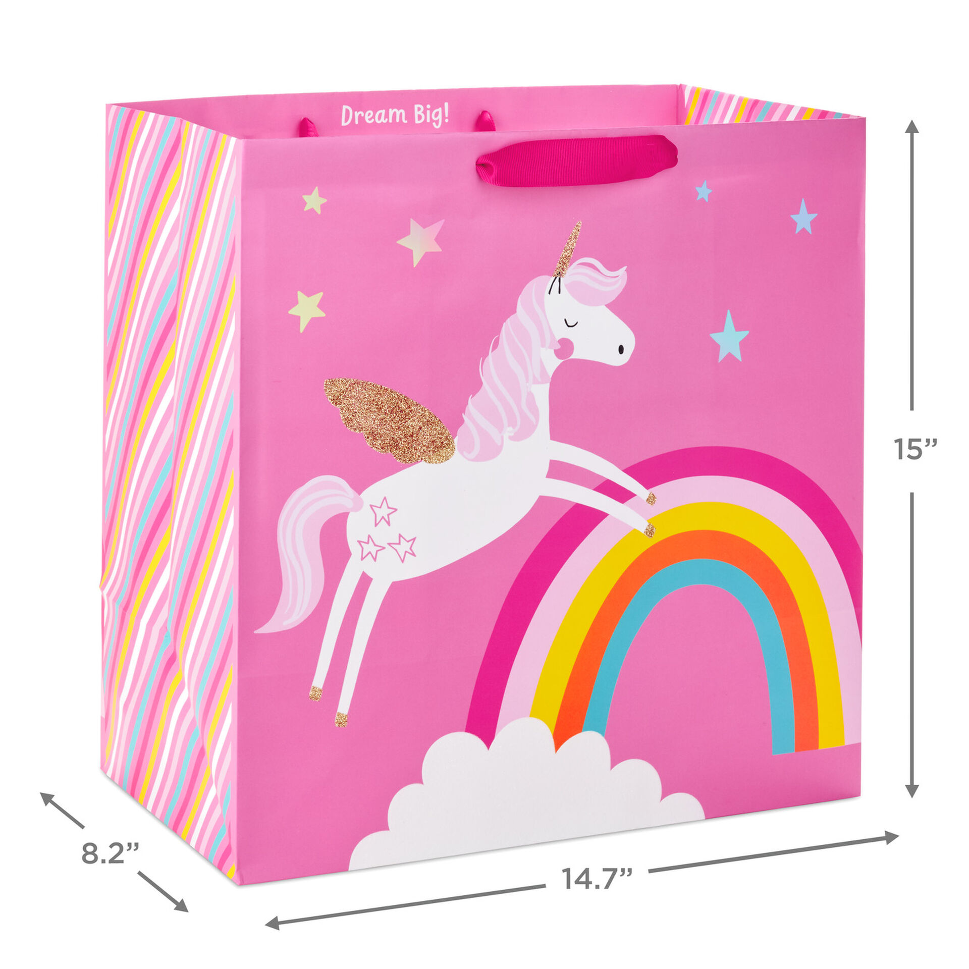 Unicorn Rainbow Extra Deep Gift Bag 15 Gift Bags Hallmark