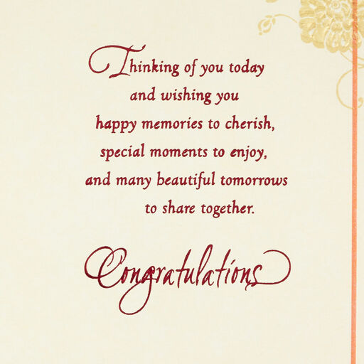 Sharing Beautiful Tomorrows Together Anniversary Card for Couple, 