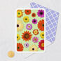 Colorful Daisy Flowers Blank Card Card Front with Envelope and Gold Seal image number 4