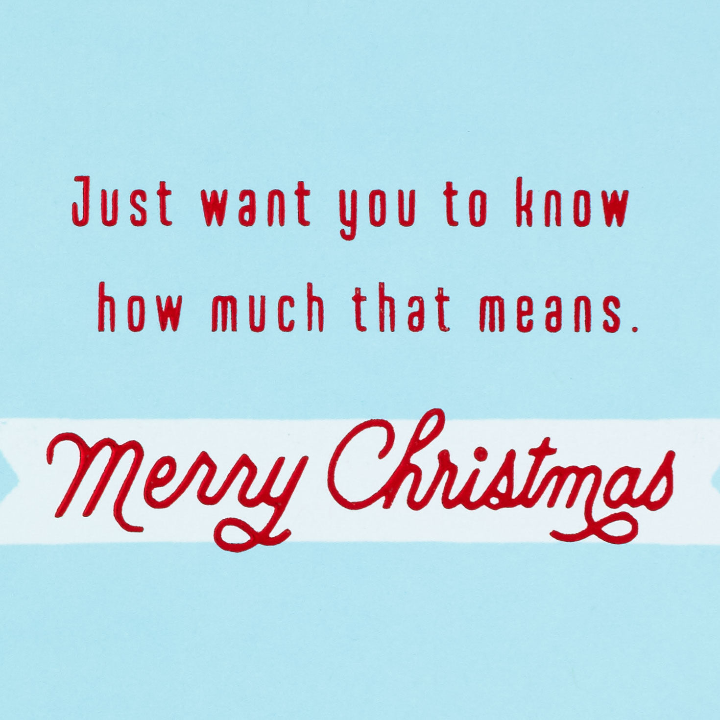 Modern Holly Sprigs on Hunter Green Coworker Christmas Card sentiment image number 3