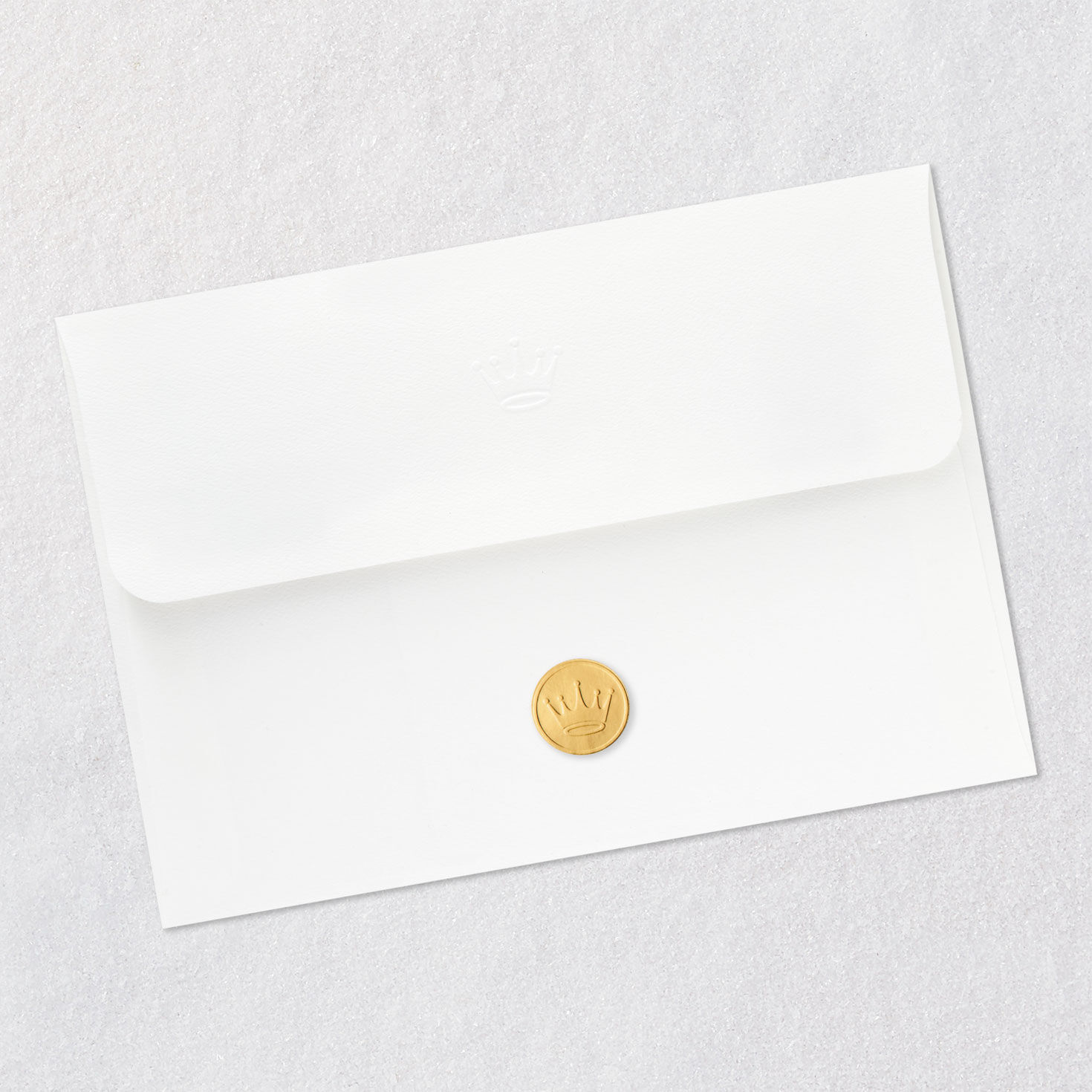 Spinning Pink and Gold Floral Bouquet Pop Up Card Envelope Back with Seal image number 9