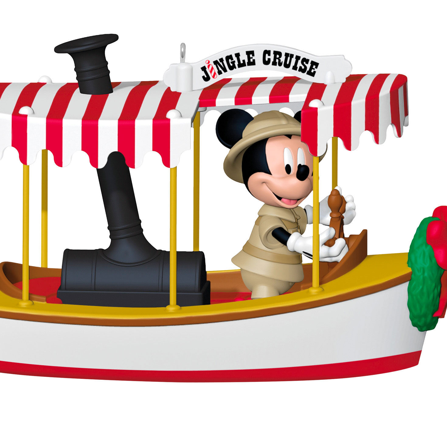 Mickey Mouse Jingle Cruise Boat Keepsake Ornament upclose view image number 5