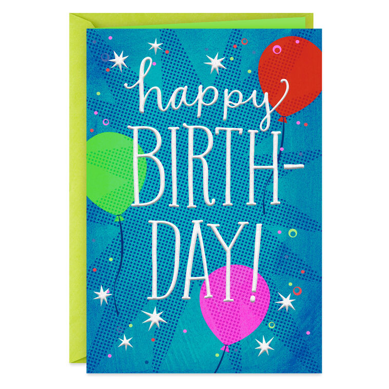 Celebrating Every Nice Thing About You Birthday Card