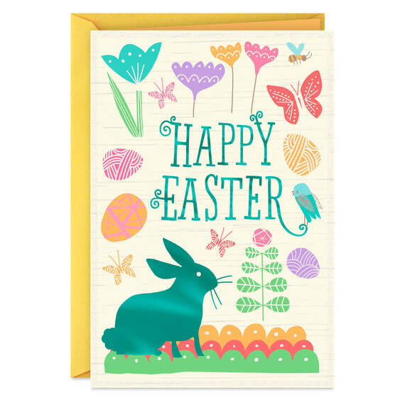 Colors of Happiness Easter Card