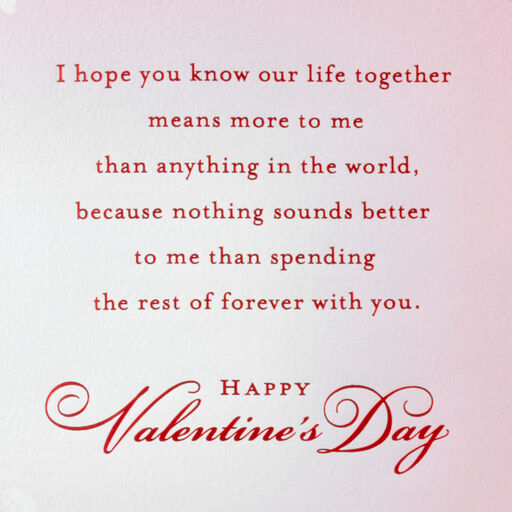 For My Beautiful Wife Valentine's Day Card, 