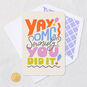Colorful Lettering Congratulations Card Card Front with Envelope and Gold Seal image number 5