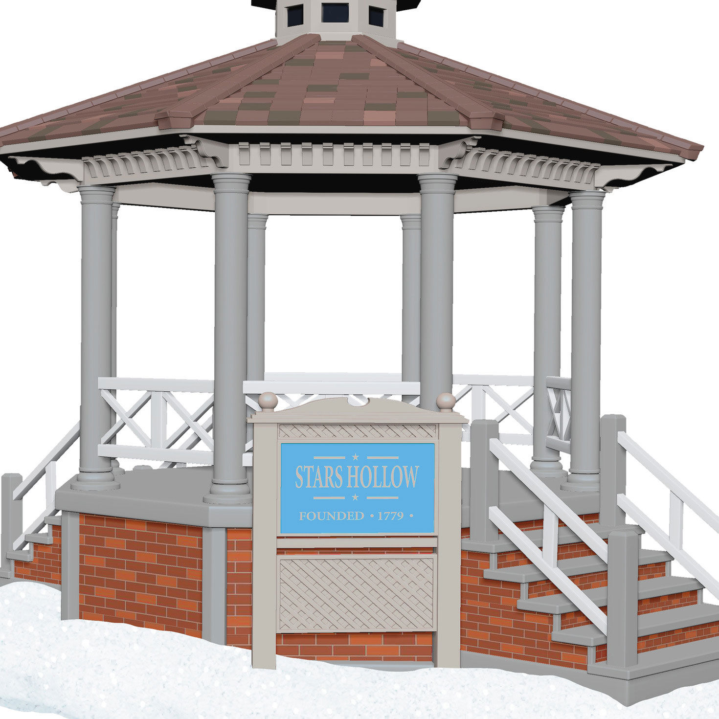 Gilmore Girls Stars Hollow Gazebo Musical Ornament for only USD 30.99 | Hallmark