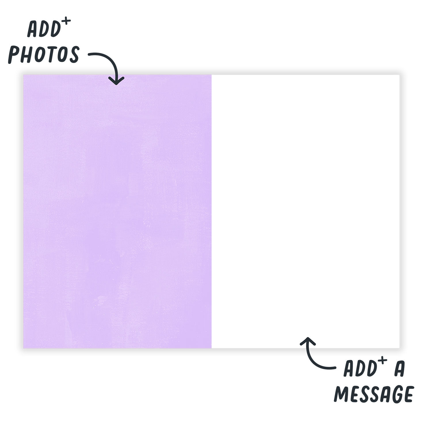 Abstract Designs Folded Support Photo Card  image number 3