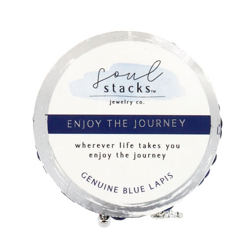 Soul Stacks Enjoy the Journey Beaded Stretch Bracelets, Set of 3, 