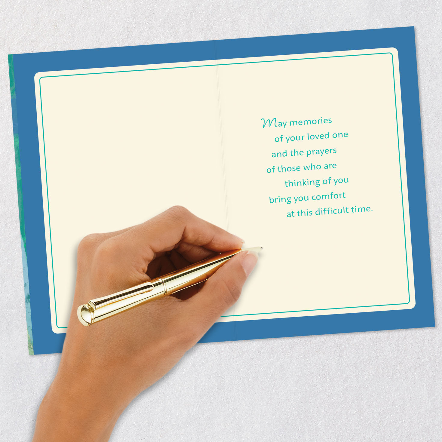 Thoughts and Prayers are With You Sympathy Card - Greeting Cards | Hallmark