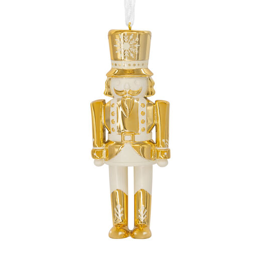 Signature Gold Nutcracker Premium Hallmark Ornament, 