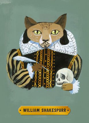 William Shakespeare Cat Birthday Card Greeting Cards Hallmark
