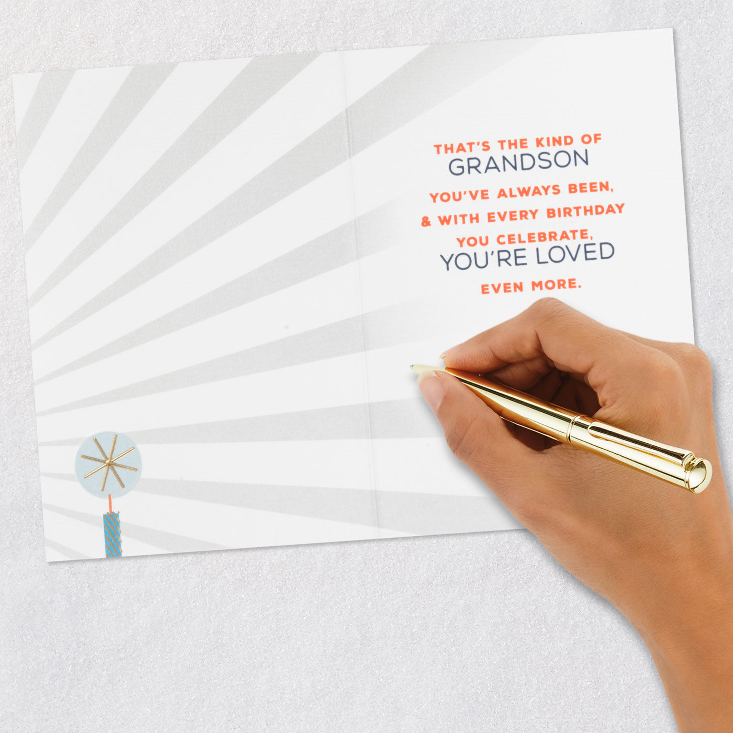 Candles Birthday Card for Grandson  image number 6