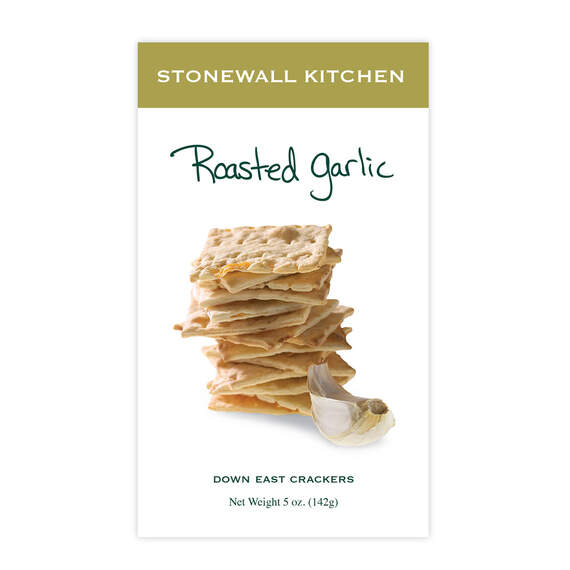 Stonewall Kitchen Roasted Garlic Crackers, 5 oz.