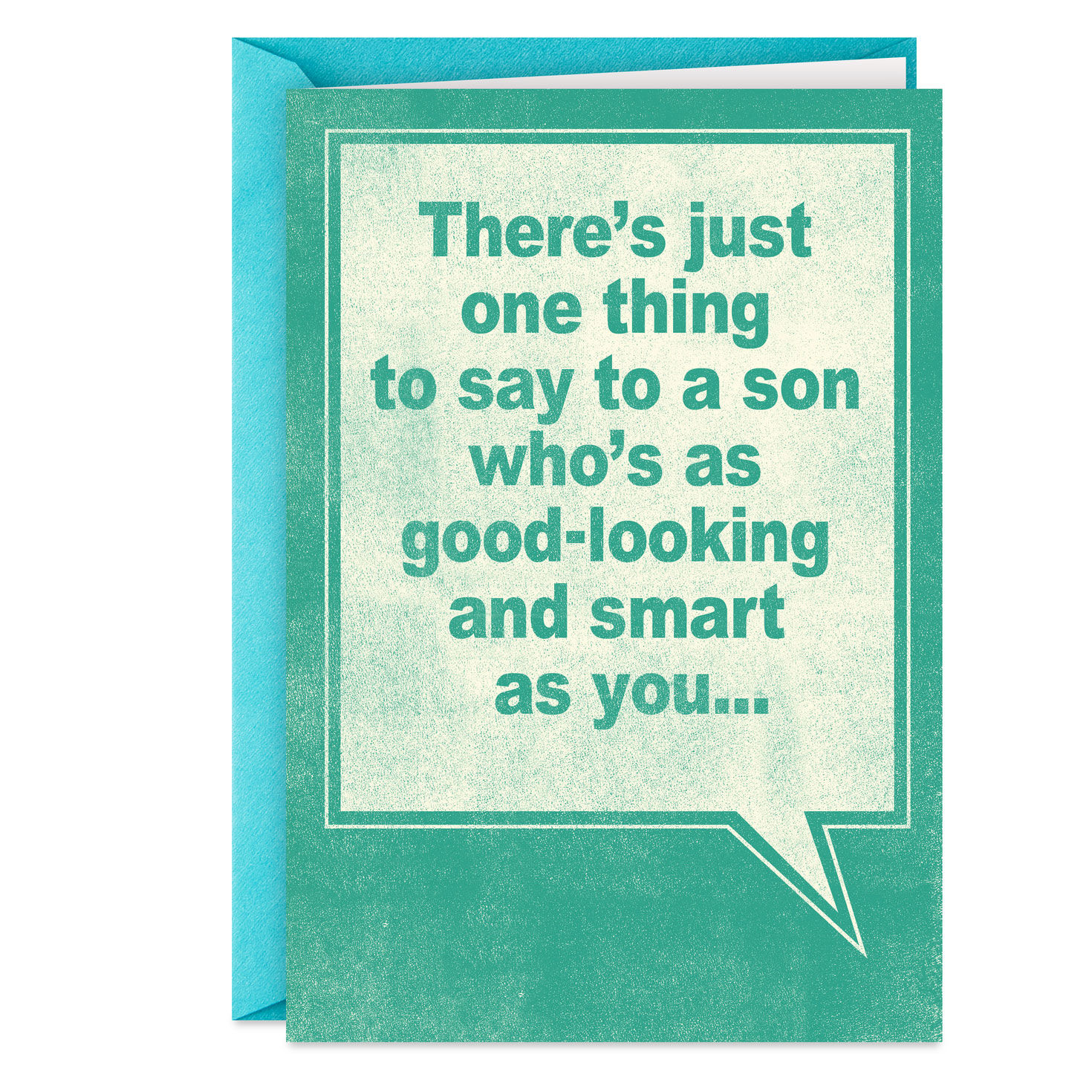 Just One Thing to Say Funny Birthday Card for Son