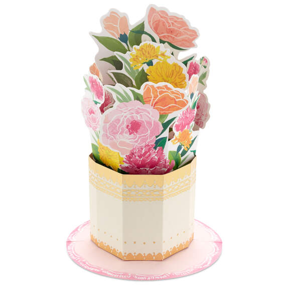 Enjoy Every Beautiful Moment Flower Vase 3D Pop-Up Mother's Day Card, , large image number 2