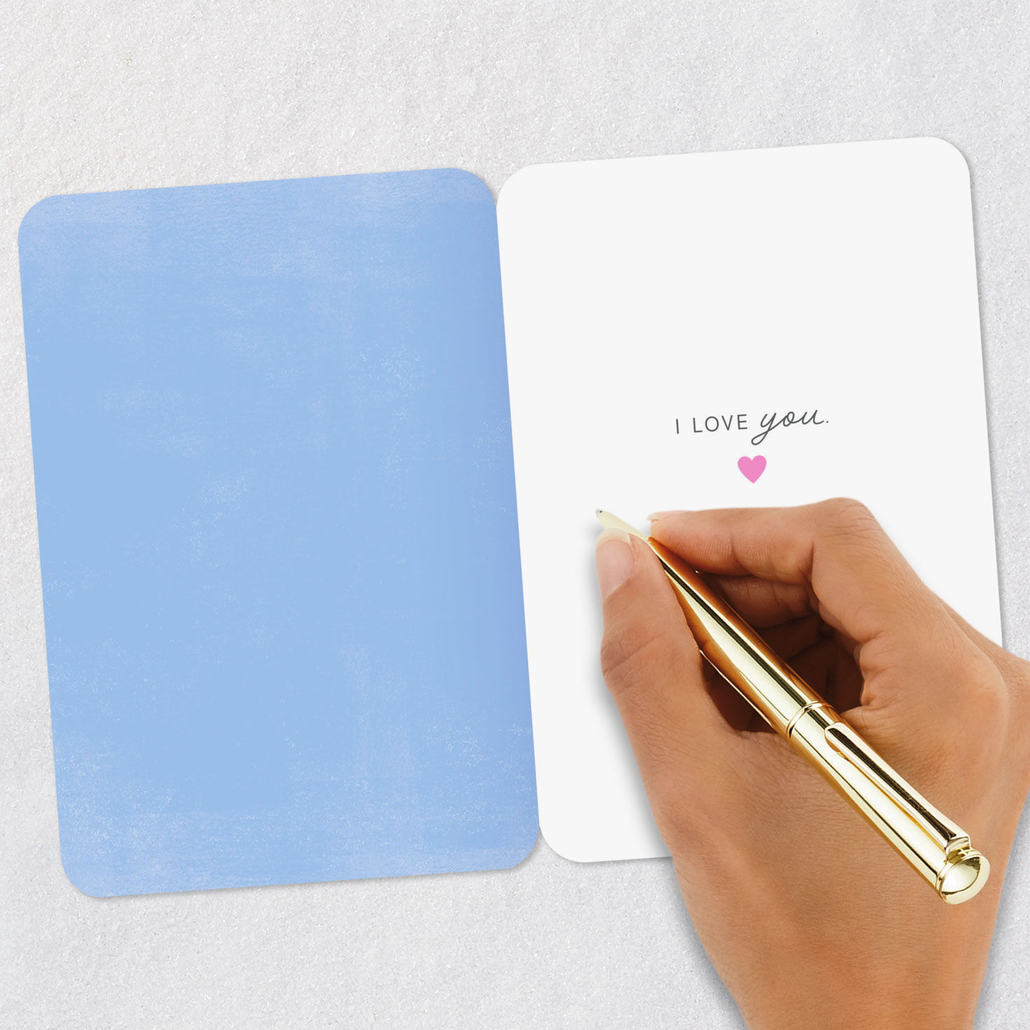 Pink Roses Love Card Signing card image number 6