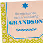 You Make Us All So Proud Bar Mitzvah Card for Grandson, , large image number 4