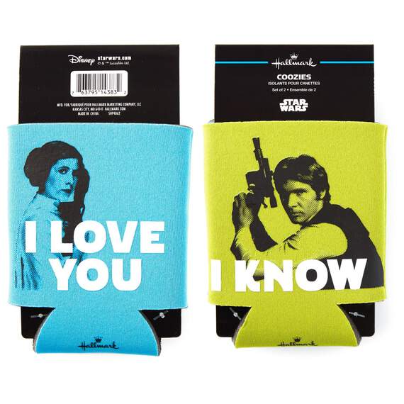 Star Wars™ Han Solo™ and Princess Leia™ Drink Sleeves, Set of 2, , large image number 3