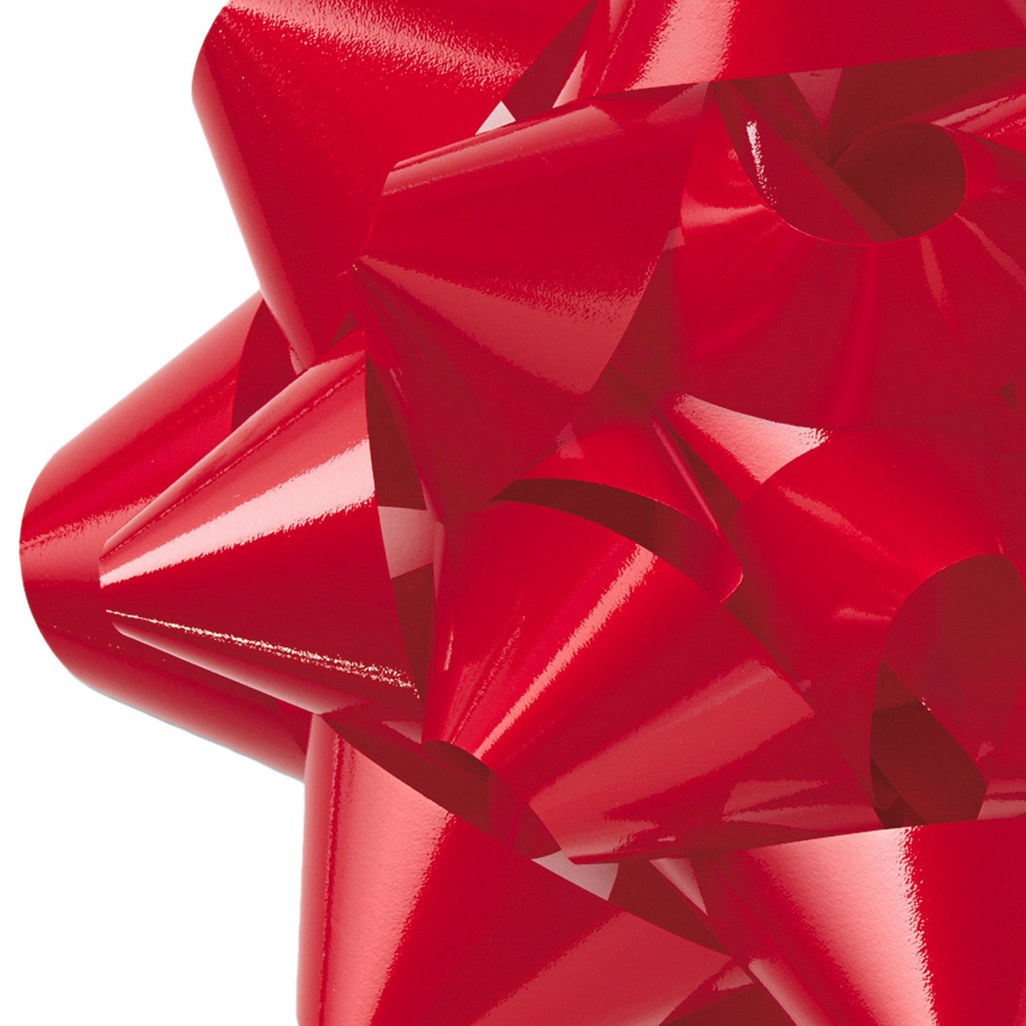 Giant Red High Gloss Gift Bow, 11", , large image number 4