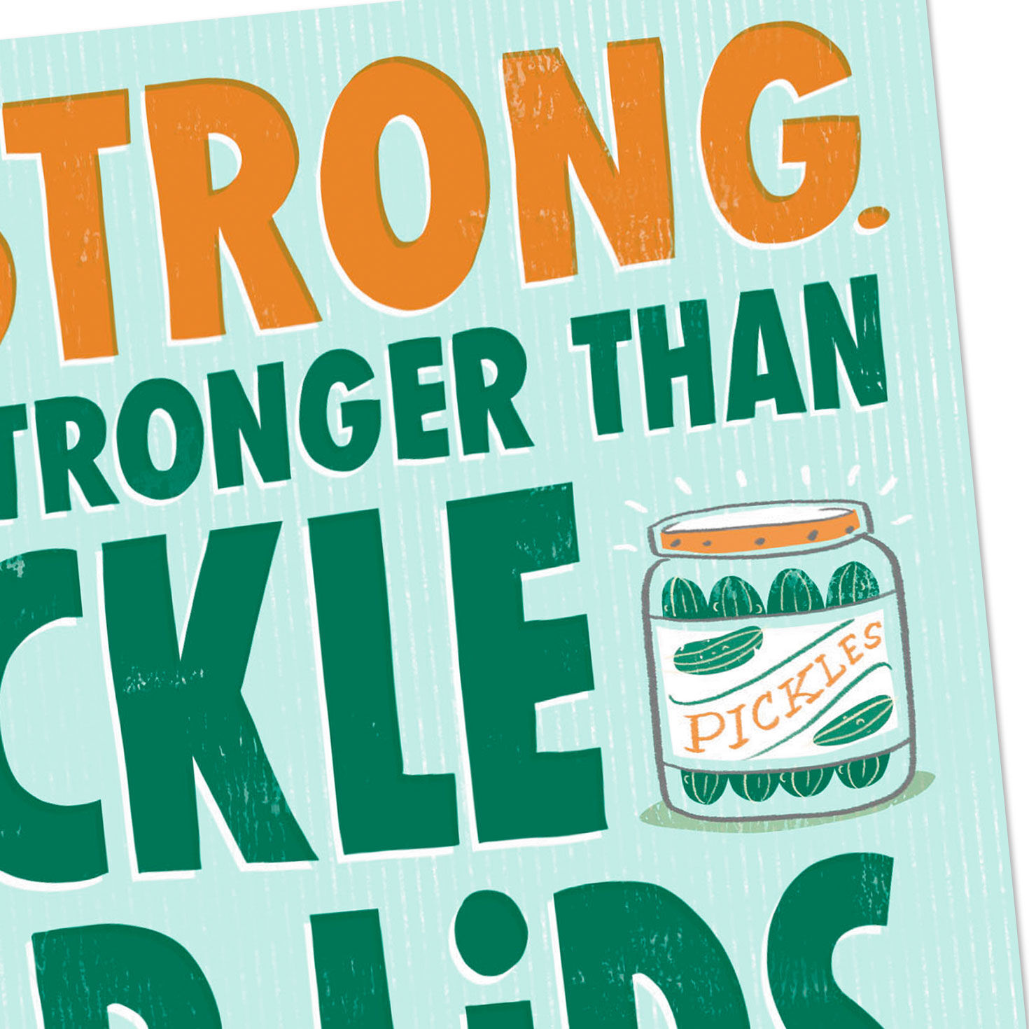 Pickle Jar Care and Concern Card Card Front Detail image number 4