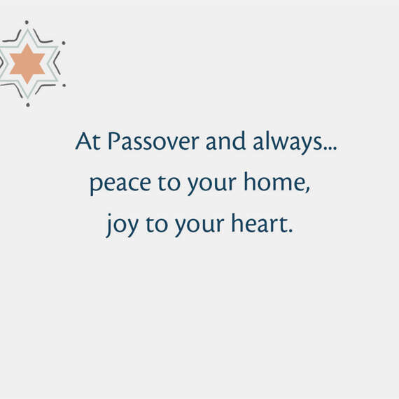 Peace and Joy to You Passover Card, , large image number 2