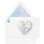 Floral Laser Foil Heart Blank Note Cards, Box of 8, , large image number 4