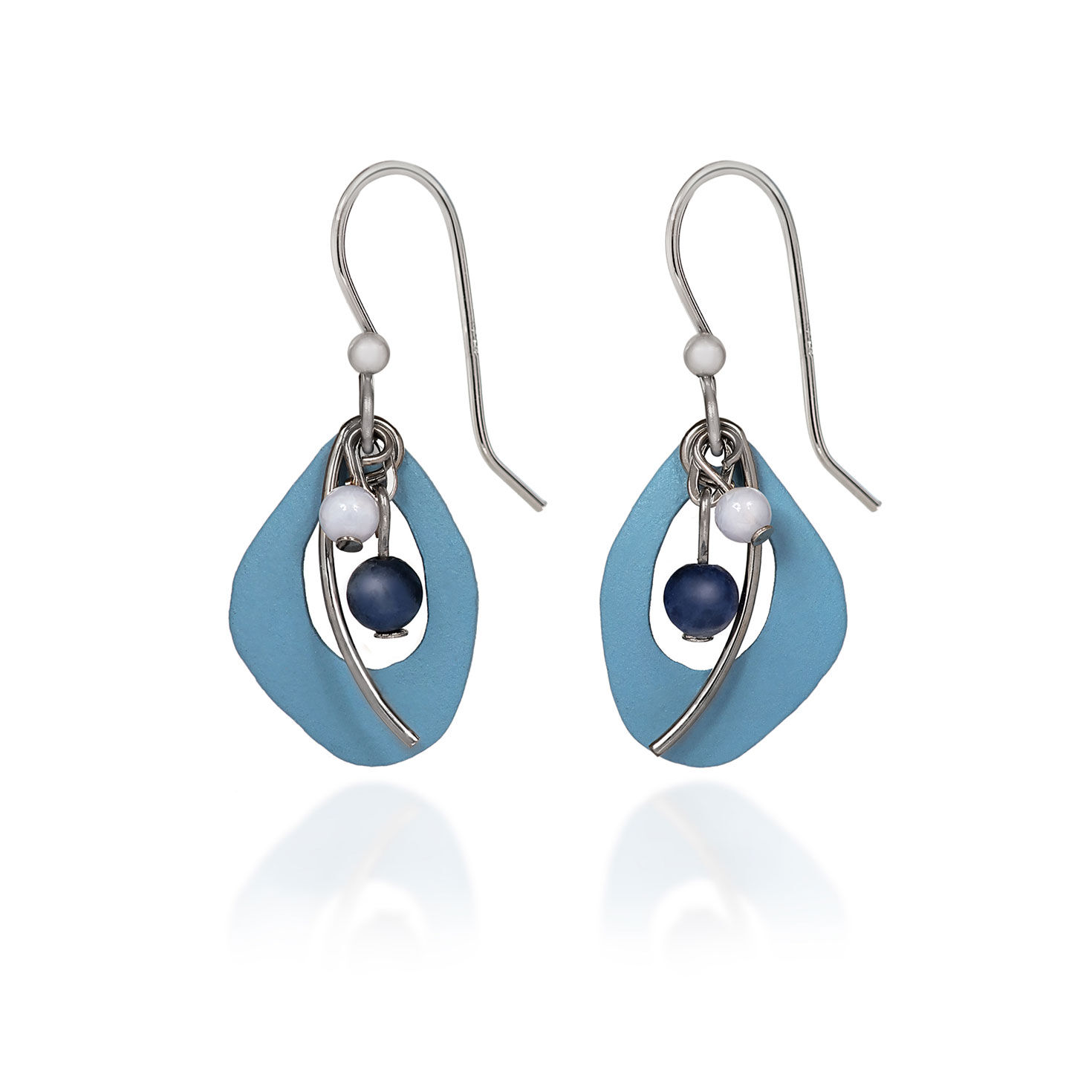 Silver forest earrings style numbers store