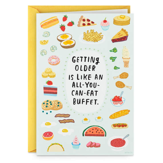 All-You-Can-Eat Buffet Funny Birthday Card, , large image number 1