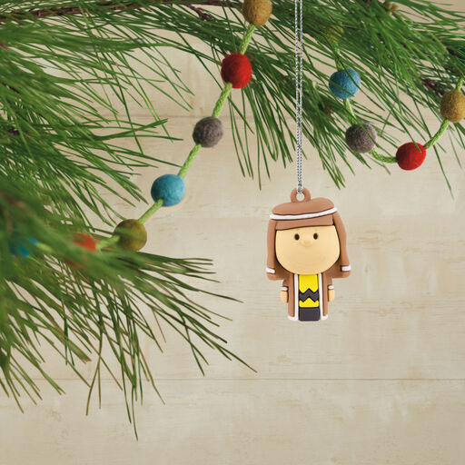 Peanuts® Nativity Countdown Calendar Miniature Christmas Tree Set With 12 Mini Hallmark Ornaments, 