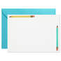 School Fun Flat Note Cards in Caddy, Box of 40, , large image number 4