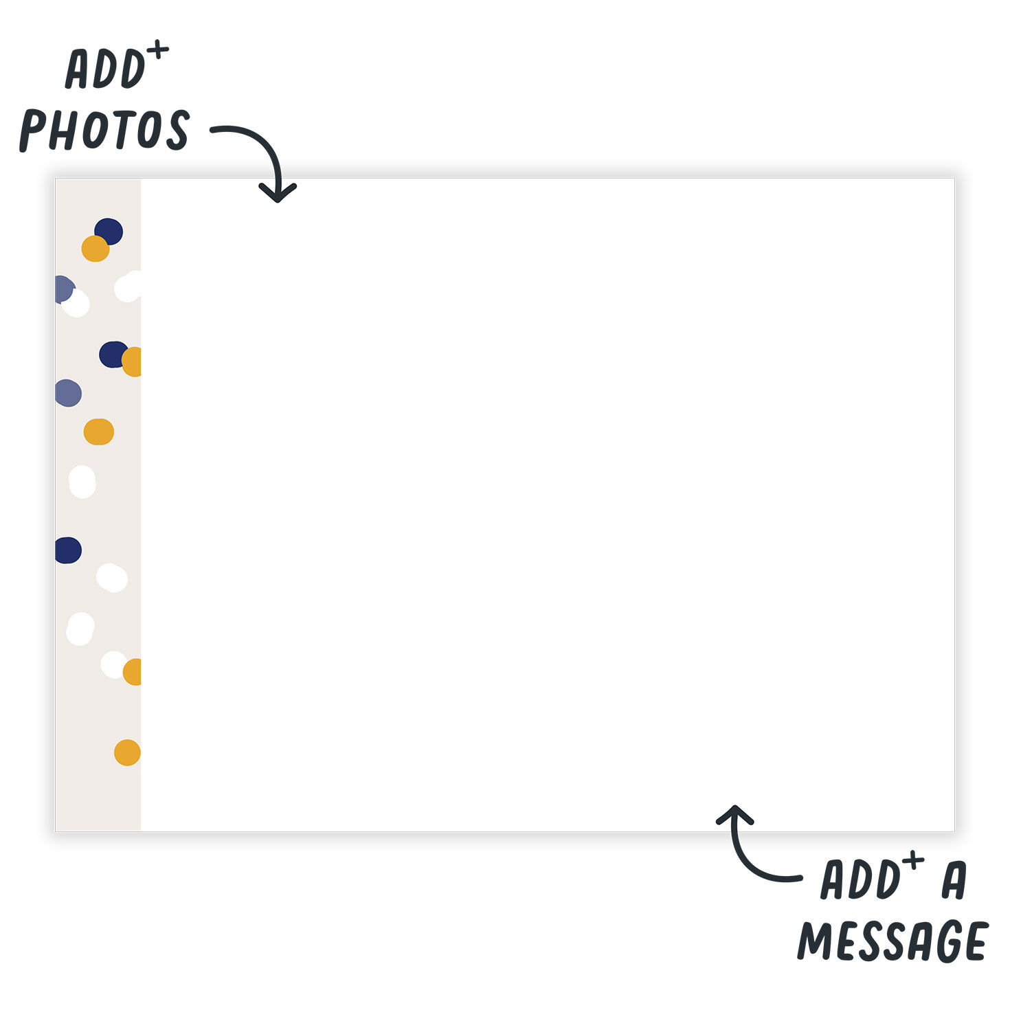 Personalized Confetti Birthday Photo Card  image number 3