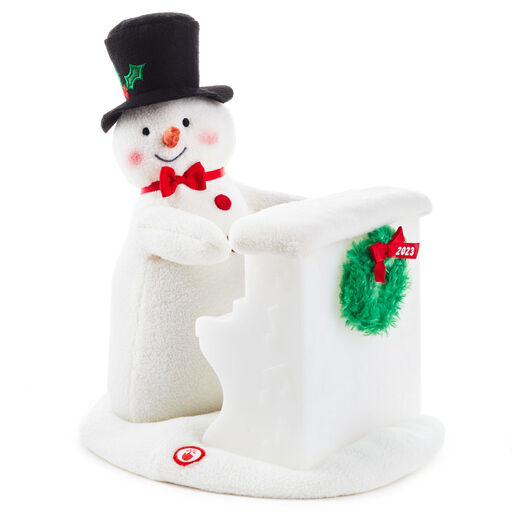 20th Anniversary Sing-Along Showman Snowman Plush With Sound, Light and Motion, 