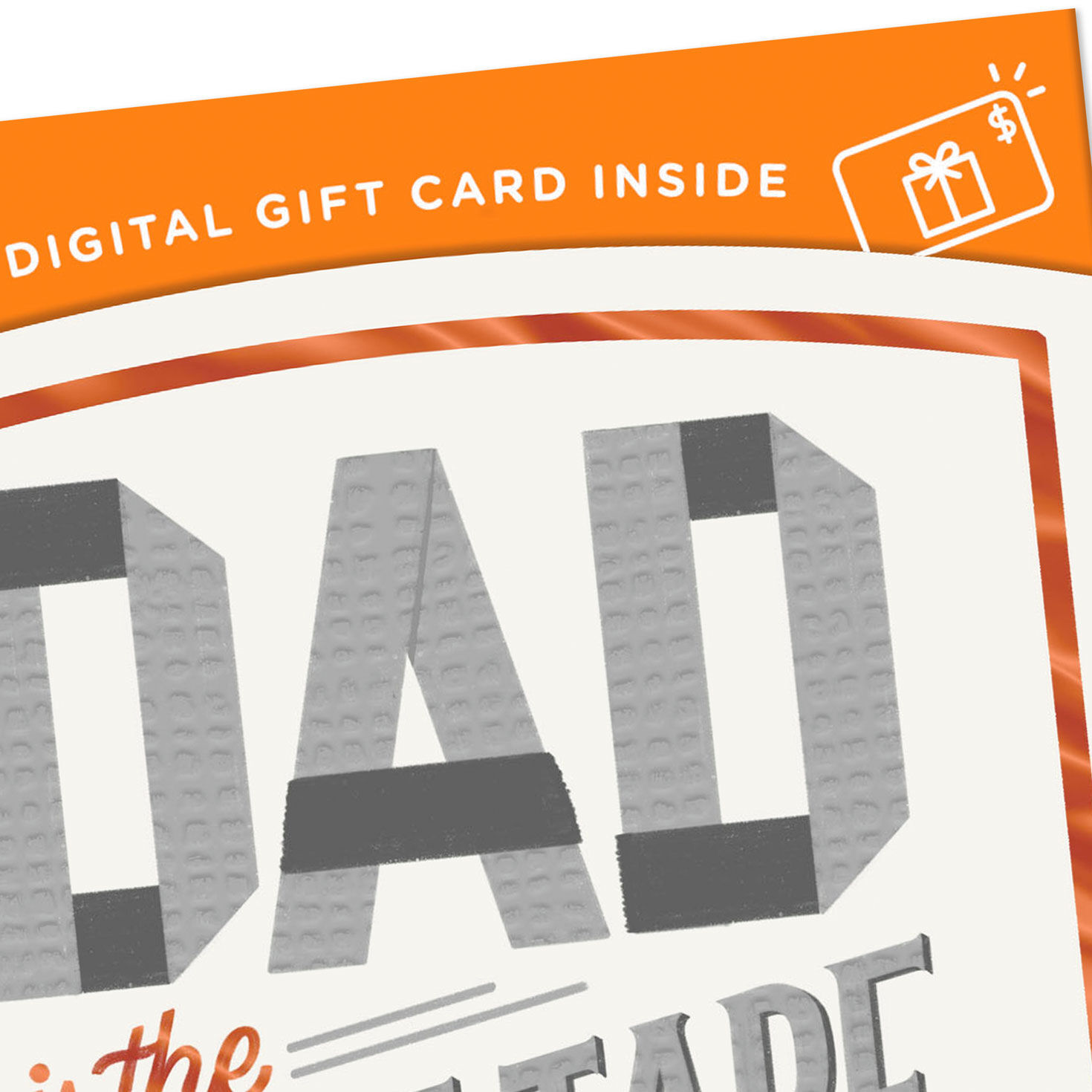 You're the Family Duct Tape Gift Card Greeting Father's Day Card for Dad, , large image number 4