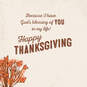 Peanuts® Snoopy Blessed to Have You Religious Thanksgiving Card, , large image number 2