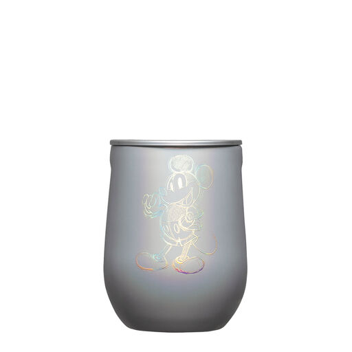 Corkcicle Disney Heritage Mickey Mouse Sketch Stemless Cup, 12 oz., 