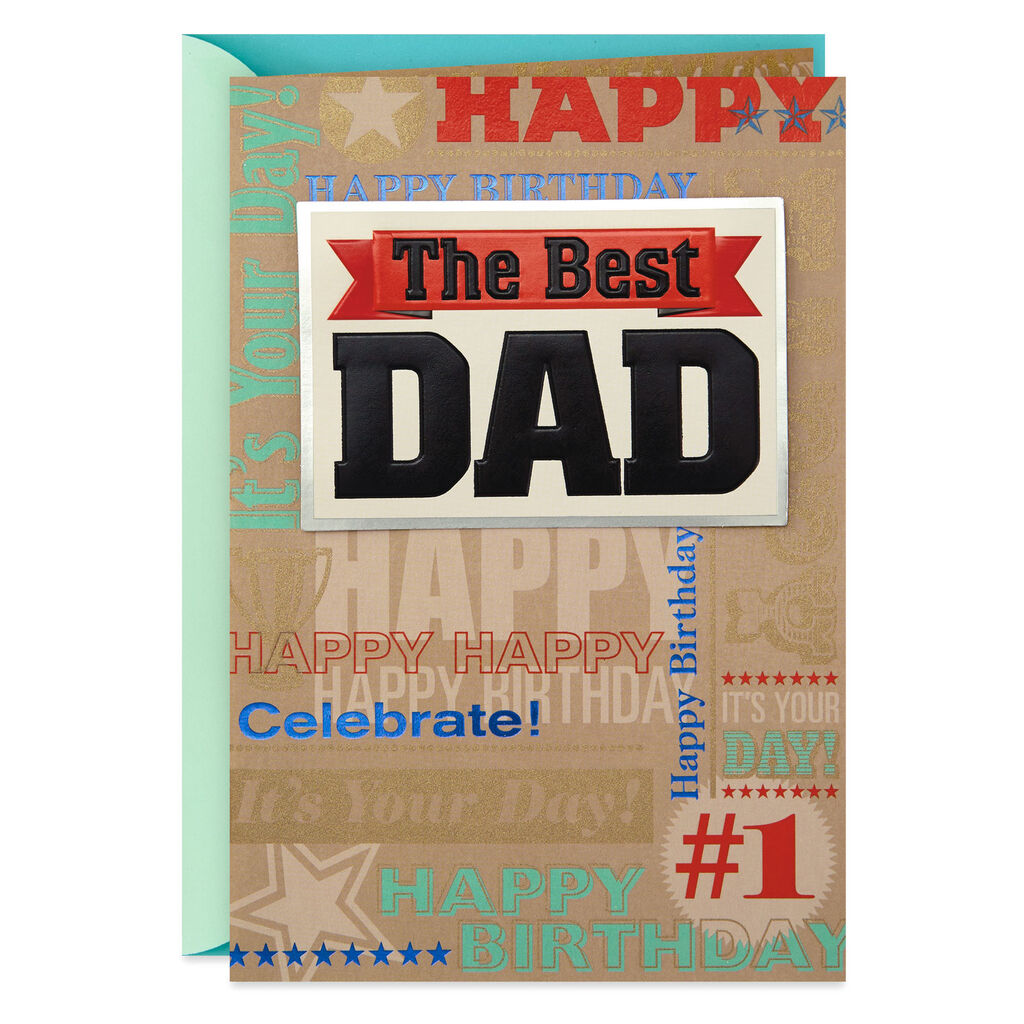 The Best Dad Birthday Card Greeting Cards Hallmark
