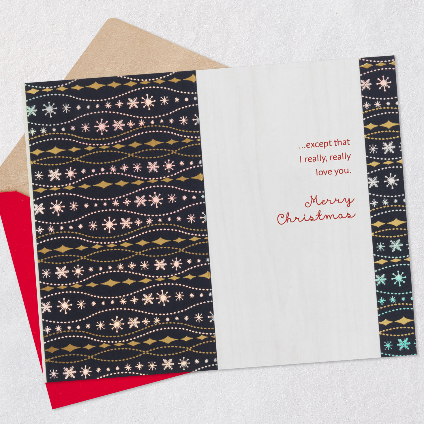 You and I Were Meant to Be Christmas Card for Wife, , large image number 3